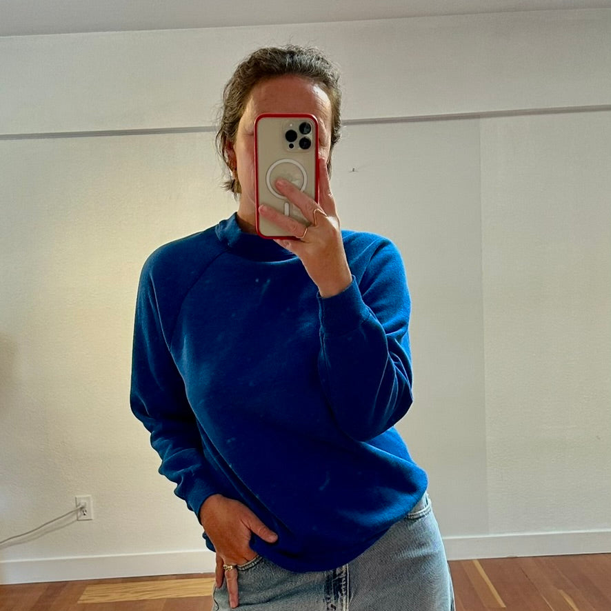 Royal Blue Raglan Sweatshirt