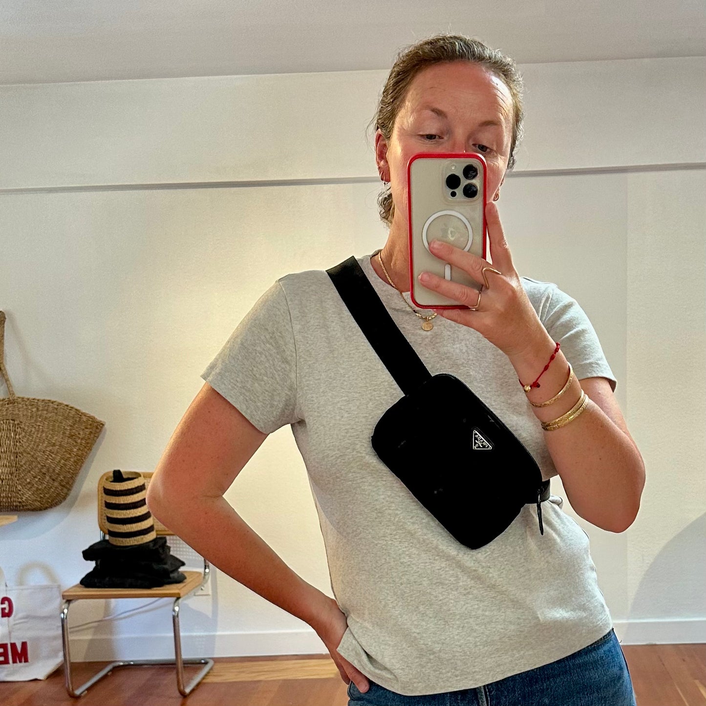 Prada Nylon Waist / Cross Bodybag