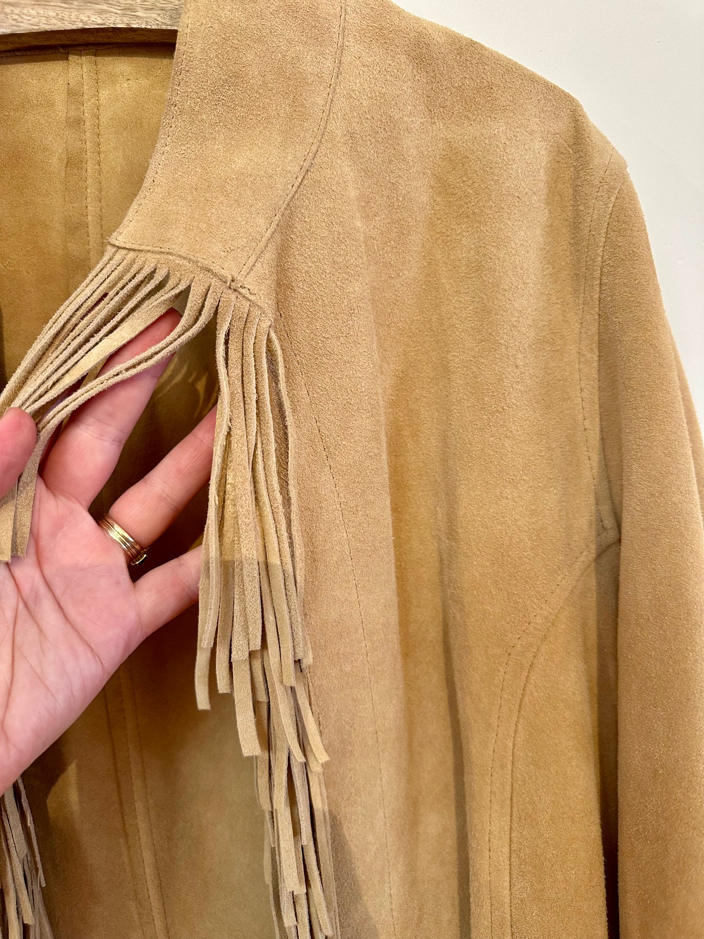 Leather Fringe Jacket