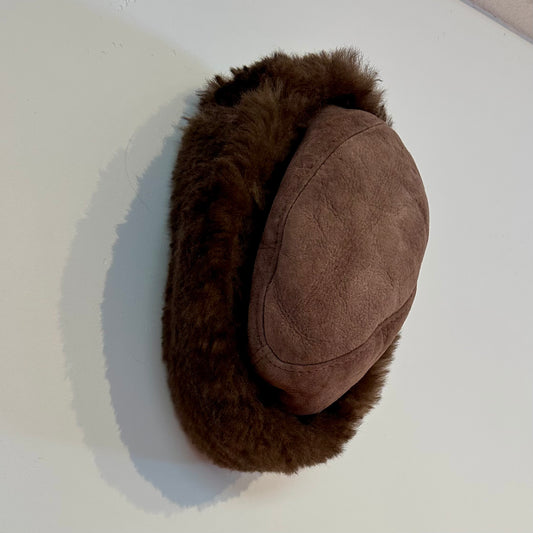 Shearling hat