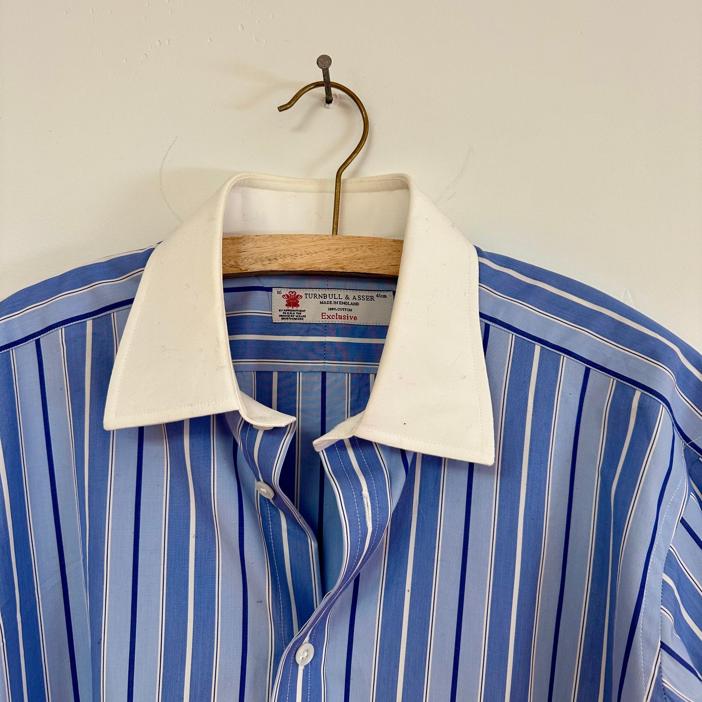 English Stripped Button Down