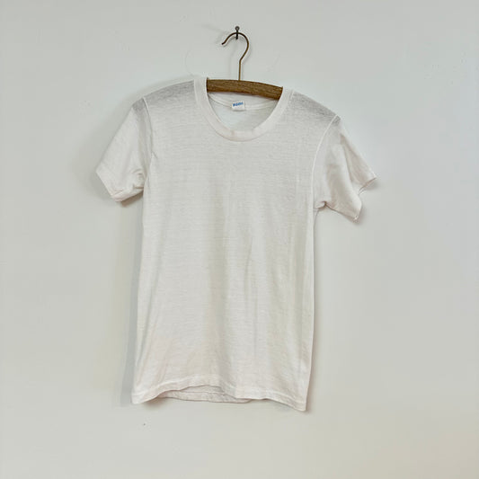 White Baby Tee