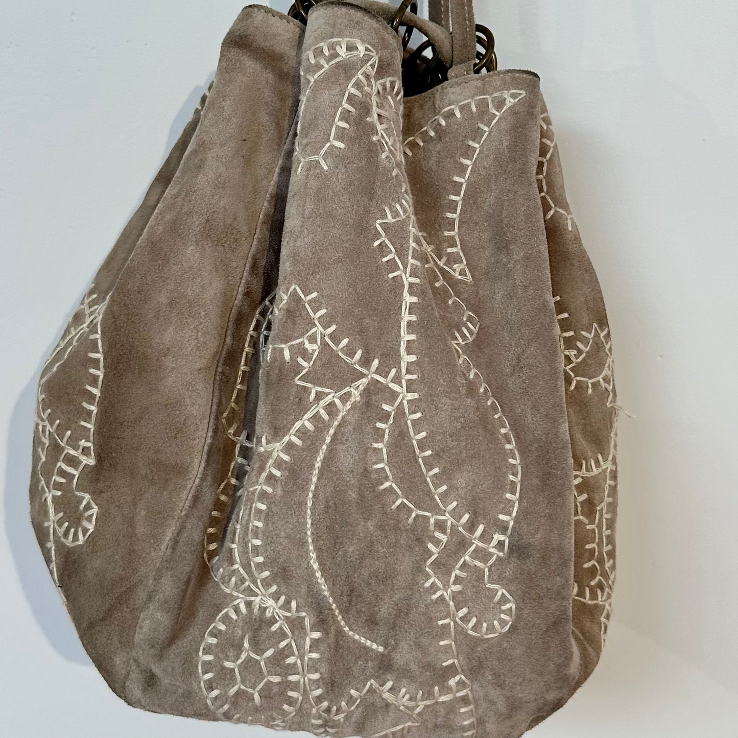 Prada Suede Drawstring Bag