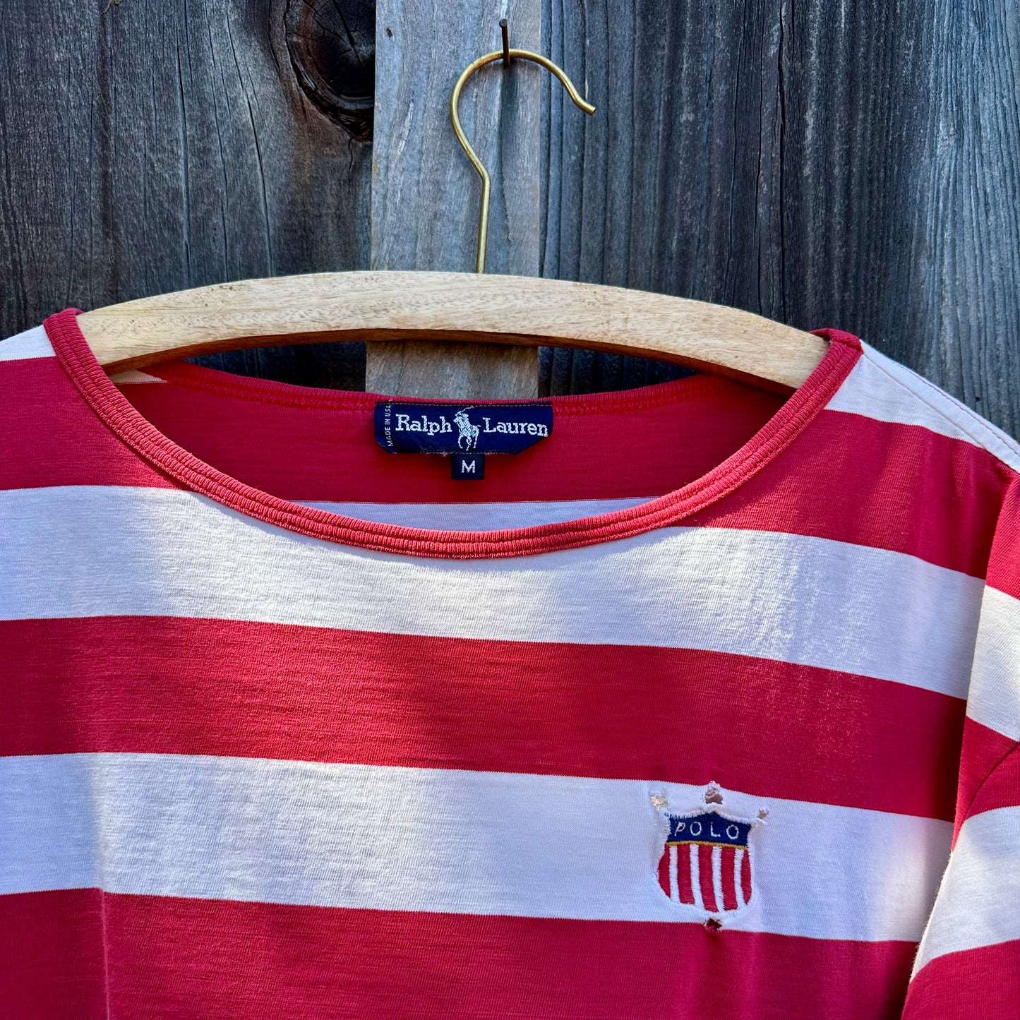 Polo Striped Boatneck Tee