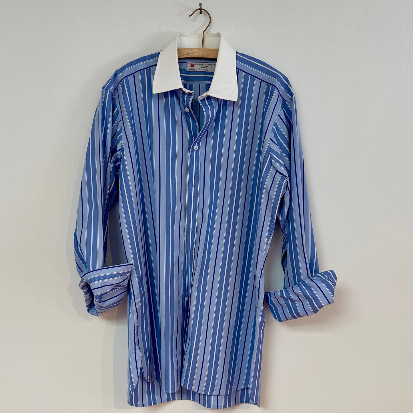 English Stripped Button Down