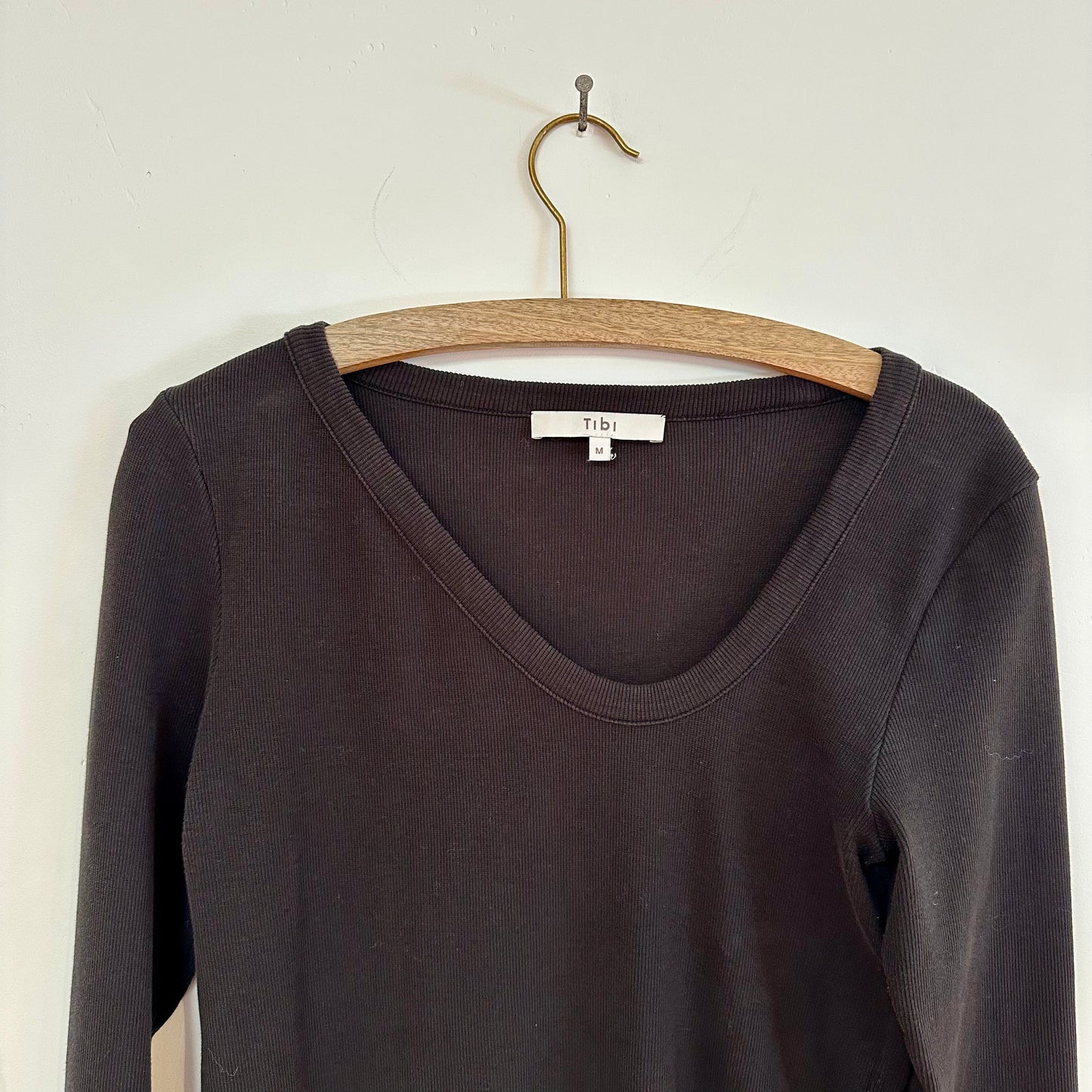 Tibi Ribbed Long Sleeve