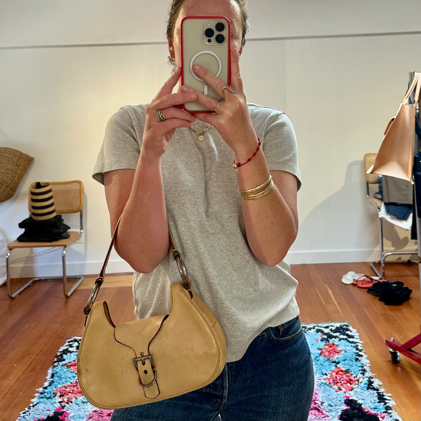 Prada Leather Shoulder Bag