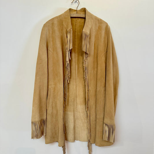 Leather Fringe Jacket