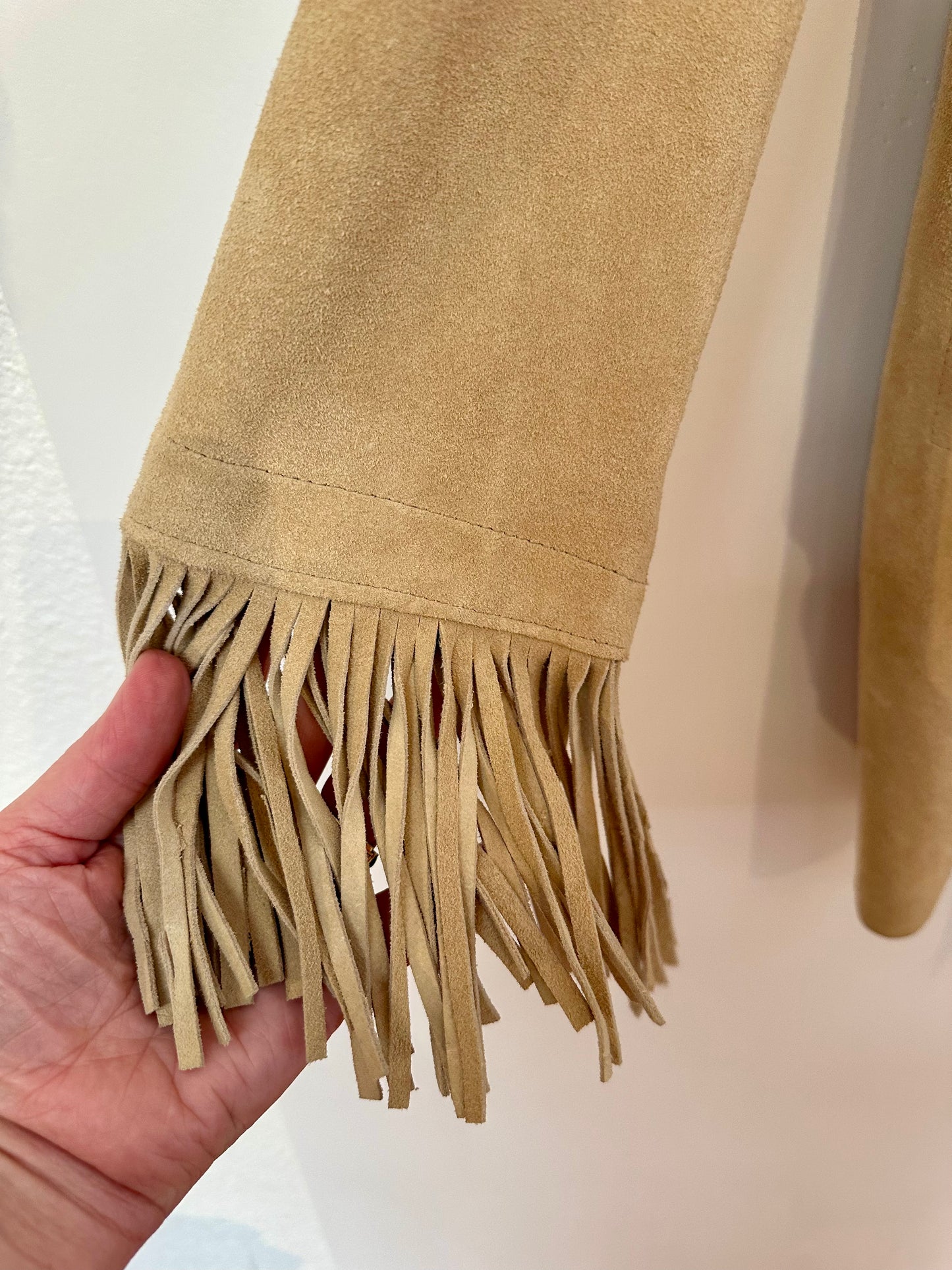 Leather Fringe Jacket